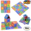 Puzzle Foam Flour Play Mat For Kids 36 Pieces Imported High Quality - ABC Alphabets and 123 Numbers (Each Block Size 12 x 12 cm) Educational Interlocking Baby Room Learning Eva Foamic Puzzle Mats For Kids