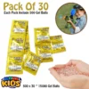 15000 Pcs Gel Balls For Gel Blasters Toygun Pack of 30 - Gel Splatter Blaster Refill - Compatible with Gel Ball Blaster - 7.5mm Gel Beads - Gel Balls Water Play Beads Crystal Water Beads For Toy