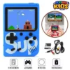 SUP Game Box 400 In 1 Retro Video Game Rechargeable Single Player Portable Handheld Game Console Handheld Game PAD Gamebox for kids Connects with LCD / TV - Size Approx. 5 Inches - Blue