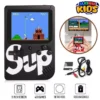 SUP Game Box 400 In 1 Retro Video Game Rechargeable Single Player Portable Handheld Game Console Handheld Game PAD Gamebox for kids Connects with LCD / TV - Size Approx. 5 Inches - Black