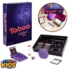 Taboo Board Game Unspeakable Fun Board Game - Taboo Cards Game For Kids & Adult Above 13+ Years Old For 4 Players - Purple