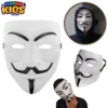 V for Vendetta Guy Fawkes Anonymous Costume Mask - White