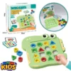 Dinosaur Pairing Shape Pattern Cards Challenge Early Education Dinosaur Shaped Pairing Game For Kids - 1 Piece Assorted Color