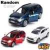 KIA Sportage Die-Cast Metal Toy Car With Lights & Sound - 1:32 Scale Alloy Children's Sports Model Car - Front Doors Can Be Opened - Size Approx. 5 Inches - Random Color