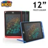 12 Inch LCD Multicolor Writing Tablet for Kids Electronic Sketch Drawing Pad Doodle Board