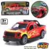 Toyota Hilux 4x4 Revo Dala 1:32 Scale Die-Cast Pickup Truck Model For Kids - Chevrolet Silverado - Ford F-150 Raptor - Revo & Vigo Metal SUV Toy For Kids - Size Approx. 5 Inches - Red