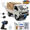Remote Control Suzuki Rechargeable With Spray Smoke - Headlights & Sound Functions - 1:16 Scale Pickup & Delivery Truck - Random Color