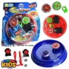 Beyblade Metal Master Combat Set - Fight Top Super Hero Edition Metal Plastic Fusion Masters Metal Master Full Combat Set Toy for Kids