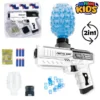 Precise Shot New Edition 2 in 1 Gel Blaster and Darts Manual Reload Toy Gun - Gel Ball Shooter and Nerf Darts Gun - White