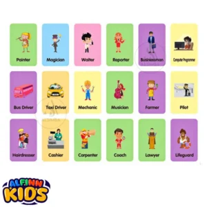 Profession Flash Cards Set For Kids
