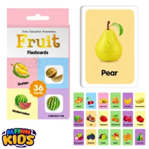 Fruits Flash Cards Set For Kids