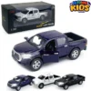 Toyota Hilux Vigo Die Cast Model Metal Toy Car - Lights & Music Sound Feature - 1:36 Scale - Front Doors Openable - Size Approx. 5-Inches - Blue