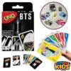 UNO BTS Card Game With 112 Cards Featuring BTS Members - Best Card Game for Kids - Fun Family Activity for 2 to 10 Players - Includes BTS Army Photocards