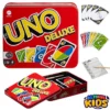 UNO Deluxe Card Game Set with Score Pad & Pencil
