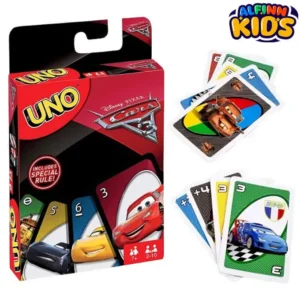 UNO Disney Pixar Cars 3 Playing Cards Game